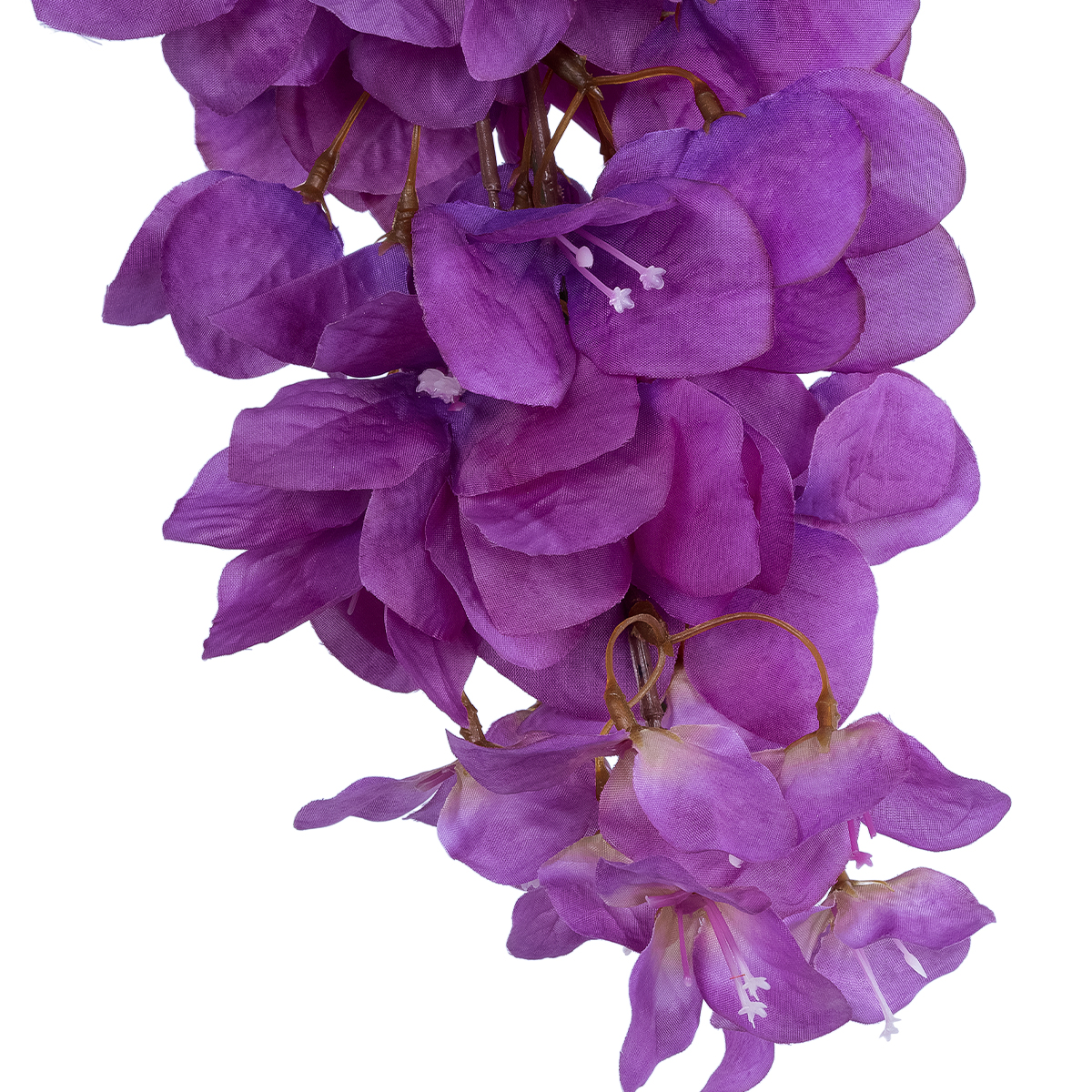 GloboStar® Artificial Garden BOUGAUVILLEA BRANCH 20661 Τεχνητό Διακοσμητικό Κλαδί Μπουκανβίλιας Μωβ Y80cm - Image 3