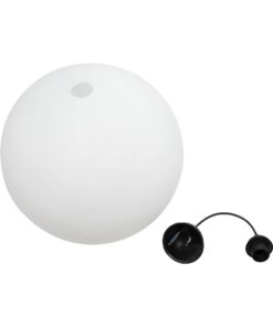 GLOBOSTAR® GABIA 206-0002 Μοντέρνο Κρεμαστό Φωτιστικό Οροφής με Ντουί 1 x E27 AC 220-240V IP20 – Λευκό – Μ40 x Π40 x Υ42cm