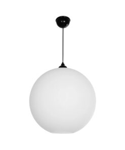 GLOBOSTAR® GABIA 206-0002 Μοντέρνο Κρεμαστό Φωτιστικό Οροφής με Ντουί 1 x E27 AC 220-240V IP20 – Λευκό – Μ40 x Π40 x Υ42cm