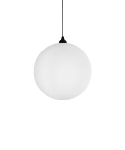 GLOBOSTAR® GABIA 206-0002 Μοντέρνο Κρεμαστό Φωτιστικό Οροφής με Ντουί 1 x E27 AC 220-240V IP20 – Λευκό – Μ40 x Π40 x Υ42cm