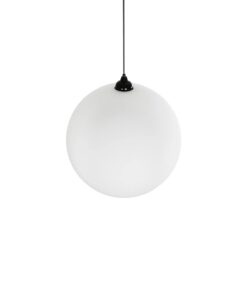 GLOBOSTAR® GABIA 206-0002 Μοντέρνο Κρεμαστό Φωτιστικό Οροφής με Ντουί 1 x E27 AC 220-240V IP20 – Λευκό – Μ40 x Π40 x Υ42cm