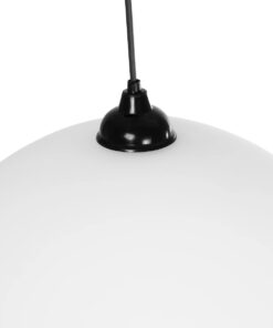 GLOBOSTAR® GABIA 206-0002 Μοντέρνο Κρεμαστό Φωτιστικό Οροφής με Ντουί 1 x E27 AC 220-240V IP20 – Λευκό – Μ40 x Π40 x Υ42cm