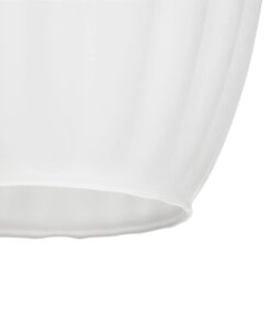 GLOBOSTAR® GURIA 206-0008 Μοντέρνο Κρεμαστό Φωτιστικό Οροφής με Ντουί 1 x E27 AC 220-240V IP20 – Λευκό – Μ19 x Π19 x Υ26cm