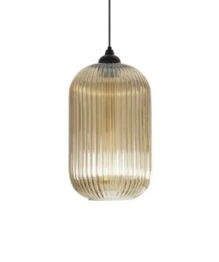 GLOBOSTAR® MELONI 206-0020 Μοντέρνο Κρεμαστό Φωτιστικό Οροφής με Ντουί 1 x E27 AC 220-240V IP20 – Mελί – Μ20 x Π20 x Υ38cm