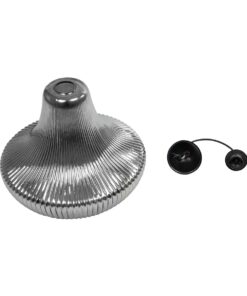 GLOBOSTAR® VERRE 206-0021 Μοντέρνο Κρεμαστό Φωτιστικό Οροφής με Ντουί 1 x E27 AC 220-240V IP20 – Μαύρο Φιμέ – Μ38 x Π38 x Υ34cm