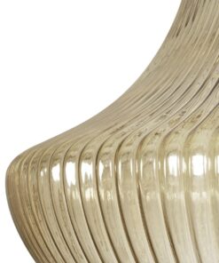 GLOBOSTAR® VERRE 206-0022 Μοντέρνο Κρεμαστό Φωτιστικό Οροφής με Ντουί 1 x E27 AC 220-240V IP20 – Mελί – Μ38 x Π38 x Υ34cm