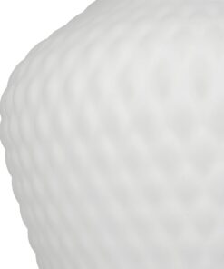 GLOBOSTAR® SKLO 206-0023 Μοντέρνο Κρεμαστό Φωτιστικό Οροφής με Ντουί 1 x E27 AC 220-240V IP20 – Λευκό – Μ22 x Π22 x Υ31cm