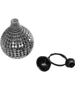 GLOBOSTAR® BASTIK 206-0026 Μοντέρνο Κρεμαστό Φωτιστικό Οροφής με Ντουί 1 x E27 AC 220-240V IP20 – Μαύρο Φιμέ – Μ22 x Π22 x Υ26cm