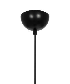 GLOBOSTAR® CORTE 206-0028 Μοντέρνο Κρεμαστό Φωτιστικό Οροφής με Ντουί 1 x E27 AC 220-240V IP20 – Μαύρο Φιμέ – Μ25 x Π25 x Υ30cm
