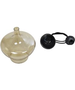 GLOBOSTAR® OVOCE 206-0033 Μοντέρνο Κρεμαστό Φωτιστικό Οροφής με Ντουί 1 x E27 AC 220-240V IP20 – Mελί – Μ20 x Π20 x Υ22cm