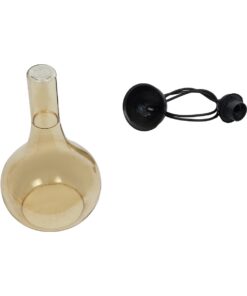 GLOBOSTAR® ΤΟΝΕ 206-0035 Μοντέρνο Κρεμαστό Φωτιστικό Οροφής με Ντουί 1 x E27 AC 220-240V IP20 – Mελί – Μ20 x Π20 x Υ36cm