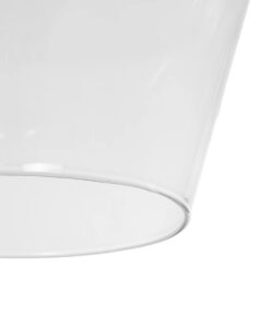 GLOBOSTAR® BALU 206-0040 Μοντέρνο Κρεμαστό Φωτιστικό Οροφής με Ντουί 1 x E27 AC 220-240V IP20 – Διάφανο – Μ20 x Π20 x Υ32cm