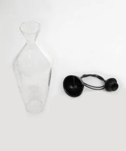 GLOBOSTAR® BALU 206-0041 Μοντέρνο Κρεμαστό Φωτιστικό Οροφής με Ντουί 1 x E27 AC 220-240V IP20 – Διάφανο – Μ15 x Π15 x Υ40cm