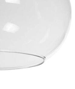 GLOBOSTAR® BALU 206-0043 Μοντέρνο Κρεμαστό Φωτιστικό Οροφής με Ντουί 1 x E27 AC 220-240V IP20 – Διάφανο – Μ20 x Π20 x Υ42cm