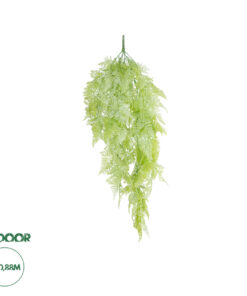 GloboStar® Artificial Garden HANGING FERN 20806 Τεχνητό Διακοσμητικό Κρεμαστό Φυτό Φτέρη Μ40 x Π20 x Υ88cm