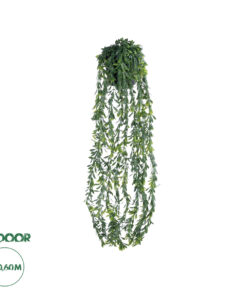 GloboStar® Artificial Garden HANGING MILAN GRASS 20866 Τεχνητό Κρεμαστό Διακοσμητικό Φυτό Milan Grass Φ18 x Y60cm