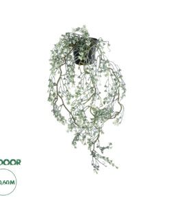 GloboStar® Artificial Garden HANGING DAFFODIL LEAF 20873 - Τεχνητό Κρεμαστό Διακοσμητικό Φυτό Φύλλο Νάρκισσου Φ25 x Y60cm