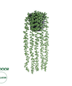 GloboStar® Artificial Garden HANGING LOVER'S TEARS 20878 - Τεχνητό Κρεμαστό Διακοσμητικό Φυτό Lover's Tears Φ12 x Y40cm