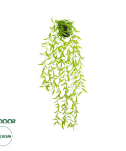 GloboStar® Artificial Garden HANGING CAMELIA LEAF 20879 - Τεχνητό Κρεμαστό Διακοσμητικό Φυτό Φύλλο Καμέλιας Φ31 x Y80cm