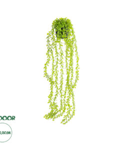 GloboStar® Artificial Garden HANGING MYRTLE 20881 - Τεχνητό Κρεμαστό Διακοσμητικό Φυτό Μυρτιά Φ21 x Y80cm