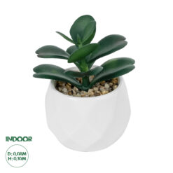 GloboStar® Artificial Garden SUCCULENT KALANCHOE POTTED PLANT 20994 Διακοσμητικό Φυτό Καλαχόη Φ8 x Υ10cm