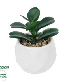 GloboStar® Artificial Garden SUCCULENT KALANCHOE POTTED PLANT 20994 Διακοσμητικό Φυτό Καλαχόη Φ8 x Υ10cm