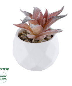 GloboStar® Artificial Garden SUCCULENT ALOE 21006 Διακοσμητικό Φυτό Παχύφυτο Αλόη Υ10cm