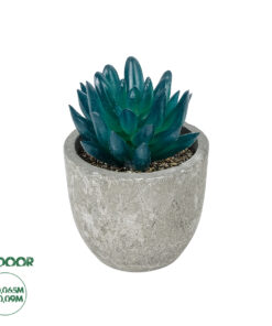 GloboStar® Artificial Garden SUCCULENT SEDEVERIA POTTED PLANT 21018 Διακοσμητικό Φυτό Σεδεβέρια  Φ6,5 x Υ9cm