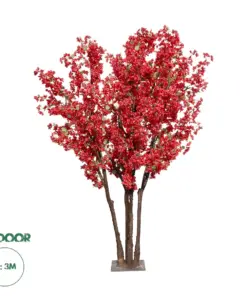 GloboStar® Artificial Garden AZALEA TREE 21059 Τεχνητό Διακοσμητικό Δέντρο Αζαλέα Μ230 x Π230 x Υ300cm