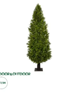 GloboStar® Artificial Garden CYPRESS TREE 21060 Τεχνητό Διακοσμητικό Δέντρο Κυπαρίσσι Μ110 x Π110 x Υ250cm