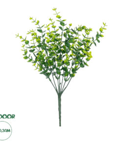 GloboStar® Artificial Garden EUCALYPTUS BRANCH 21065 Διακοσμητικό Κλαδί Ευκάλυπτος Φ17 x Υ30cm