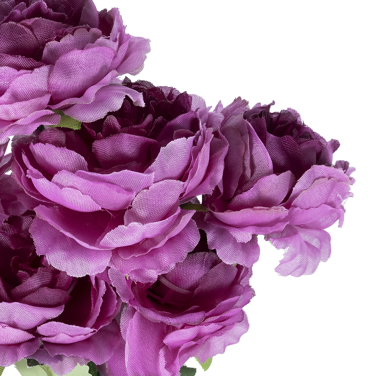 GloboStar® Artificial Garden PURPLE PEONY FLOWER BRANCH 21080 Τεχνητό Διακοσμητικό Μπουκέτο Μώβ Παιώνιας Y45cm - Image 3