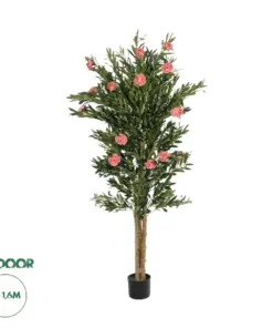 GloboStar® Artificial Garden PINK PEONY 21097 Τεχνητό Διακοσμητικό Δέντρο Παιώνια Μ80 x Π70 x Υ160cm