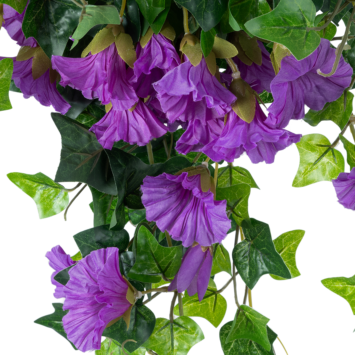 GloboStar® Artificial Garden MORNING GLORY HANGIN PLANT 21132 Τεχνητό Διακοσμητικό Κρεμαστό Κλαδί Ορτανσίας Y65cm - Image 3