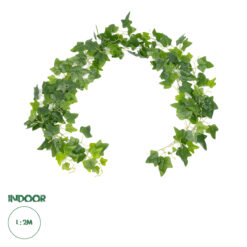 GloboStar® Artificial Garden ENGLISH IVY GARLAND 21146 Τεχνητή Διακοσμητική Αγγλική Γιρλάντα Φ20 x Υ200cm Σετ 2 τεμαχίων
