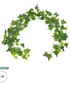 GloboStar® Artificial Garden ENGLISH IVY GARLAND 21146 Τεχνητή Διακοσμητική Αγγλική Γυρλάντα Φ20 x Υ200cm Σετ 2 τεμαχίων