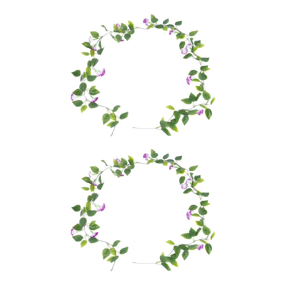 GloboStar® Artificial Garden MORNING GLORY GARLAND 21152 Τεχνητή Διακοσμητική Γυρλάντα Ορτανσίας Φ20 x Υ230cm Σετ 2 τεμαχίων - Image 4