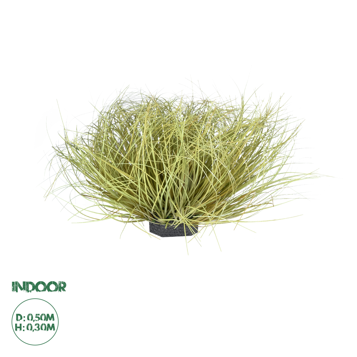 GloboStar® Artificial Garden GRASS BUSH PLANT 21166 Τεχνητό Διακοσμητικό Φυτό Θάμνος Grass Π50cm Y30cm