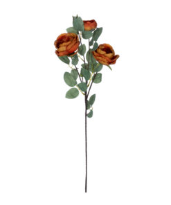 Alternative view of GloboStar® Artificial Garden CORAL RED CLIMBING ROSE BRANCH 21187 Τεχνητό Διακοσμητικό Κλαδί Τριαντάφυλλο Κοραλί Y70cm