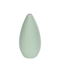 Alternative view of GloboStar® Artificial Garden SEYHELLES 21266 Διακοσμητικό Κεραμικό Βάζo Τιρκουάζ Π8 x Μ8 x Υ16cm