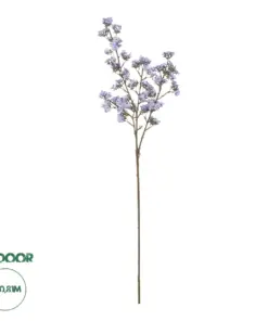 GloboStar® Artificial Garden TAKASAGO CHERRY BLOSSOM 21294 Τεχνητό Διακοσμητικό Κλαδί Λιλά Κερασιάς Μ25 x Π10 x Υ81cm