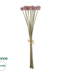 GloboStar® Artificial Garden PURPLE DANDELION BOUQET 21360 Τεχνητό Διακοσμητικό Ταραξάκο Μπουκέτο Y54cm