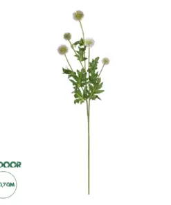 GloboStar® Artificial Garden PURPLE PINK BOUQET 21366 Τεχνητό Διακοσμητικό Ταραξάκο Μπουκέτο Y70cm