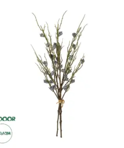 GloboStar® Artificial Garden GREEN EUCALYPTUS FRUIT BOUQET 21431 Tεχνητό Διακοσμητικό Μπουκέτο Ευκάληπτος Πράσινο Y62cm