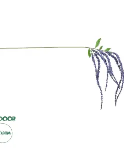 GloboStar® Artificial Garden PURPLE AMARANTHUS FRUIT BRANCH 21452 Τεχνητό Διακοσμητικό Κλαδί Μωβ Αμάρανθος Y80cm
