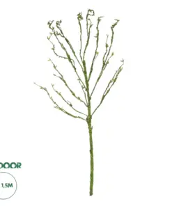GloboStar® Artificial Garden BIG SPROUT BLOSSOM BRANCH 21461 Τεχνητό Διακοσμητικό Κλαδί Πράσινο Λάχανο Y150cm