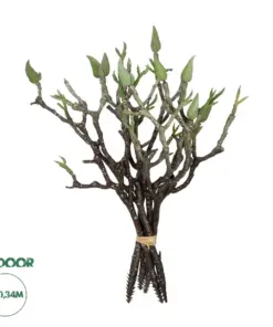 GloboStar® Artificial Garden GREEN ORCHID BOUQET 21466 Τεχνητό Διακοσμητικό Μπουκέτο Πράσινη Ορχιδέα Y34cm