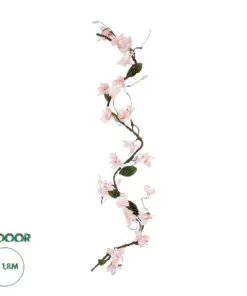 GloboStar® Artificial Garden MAGNOLIA FLOWER VINE 21469 Τεχνητό Διακοσμητικό Κλαδί Μανόλιας Y180cm