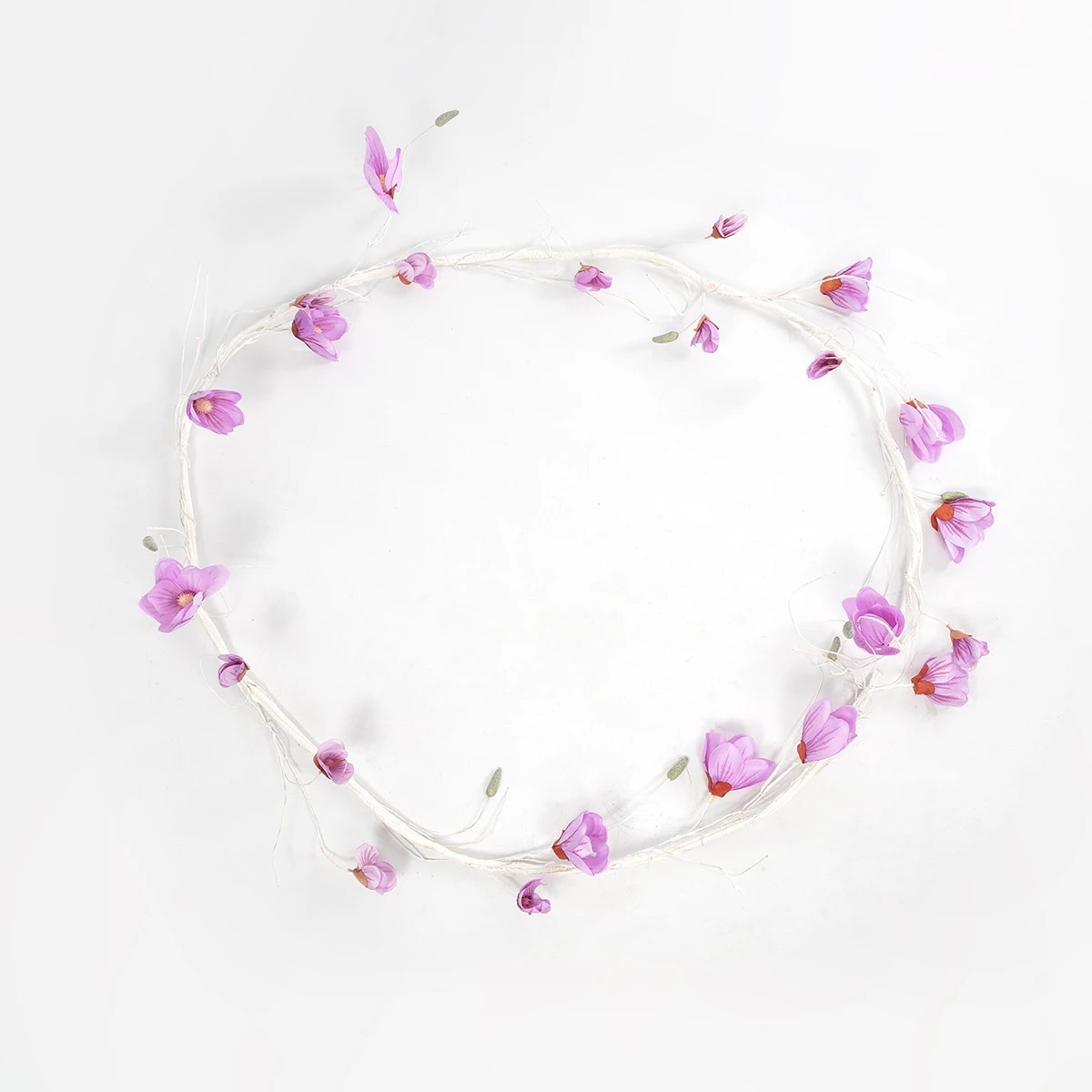GloboStar® Artificial Garden MAGNOLIA FLOWER VINE 21471 Τεχνητό Διακοσμητικό Φυτό Λευκή & Ροζ Μανόλια Μ20 x Π20 x Υ300cm - Image 3