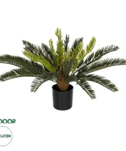 GloboStar® Artificial Garden CYCAS 21474 Τεχνητό Διακοσμητικό Φυτό Κύκας Υ42cm